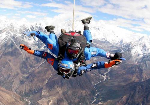 Skydiving in Nepal