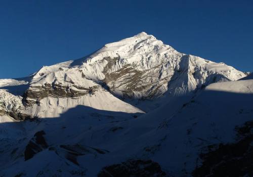 Chulu West Climbing