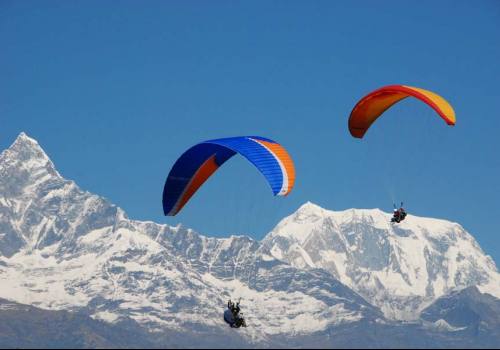 Paragliding in Nepal